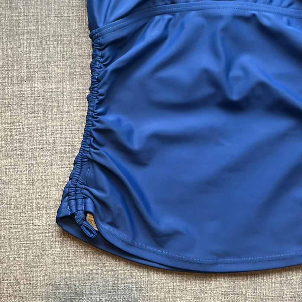 Prana Navy Blue Tankini Swim Top New with Tags Size Small
